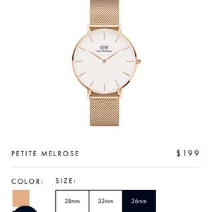 Daniel Wellington Rose Gold 36mm Watch